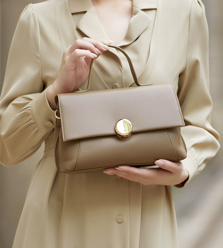 DEEPKEE 真皮女包 單肩斜背包 時尚輕奢女士手提包 SC1698 號