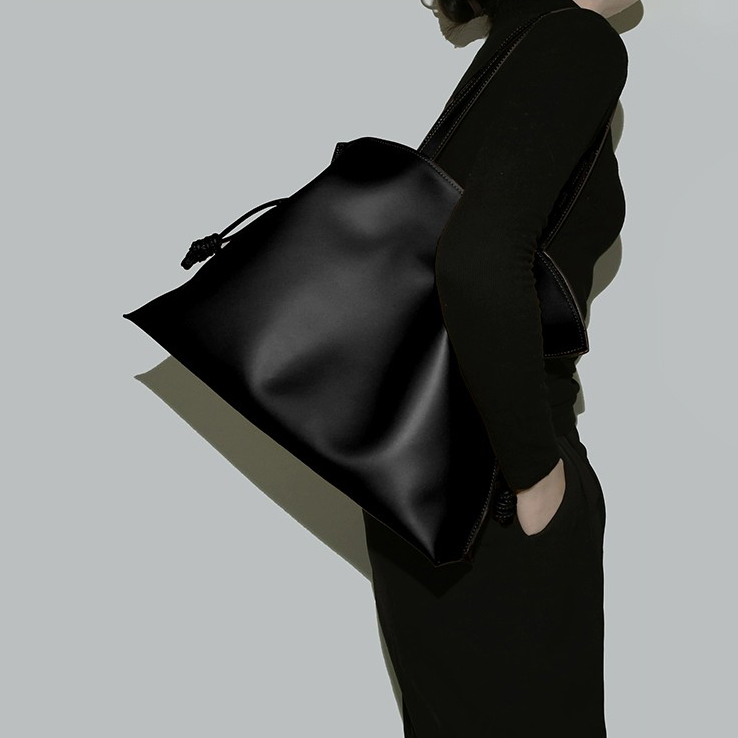 DEEPKEE-真皮女包皺褶包牛皮單肩包 9976 號