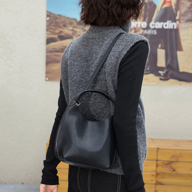 DEEPKEE 真皮小眾單肩斜挎包 手提包 1606 號