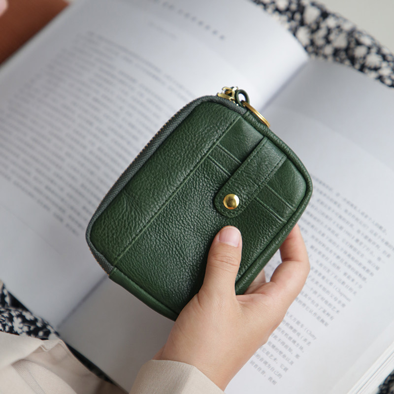 DEEPKEE 手作り真皮零錢収納包5953 號