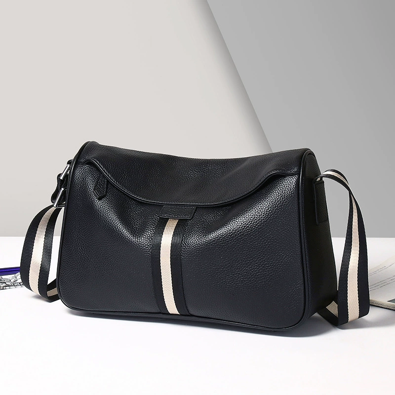 DEEPKEE 新款真皮斜挎包 男款時尚休閒高級感男挎包 2712B 號