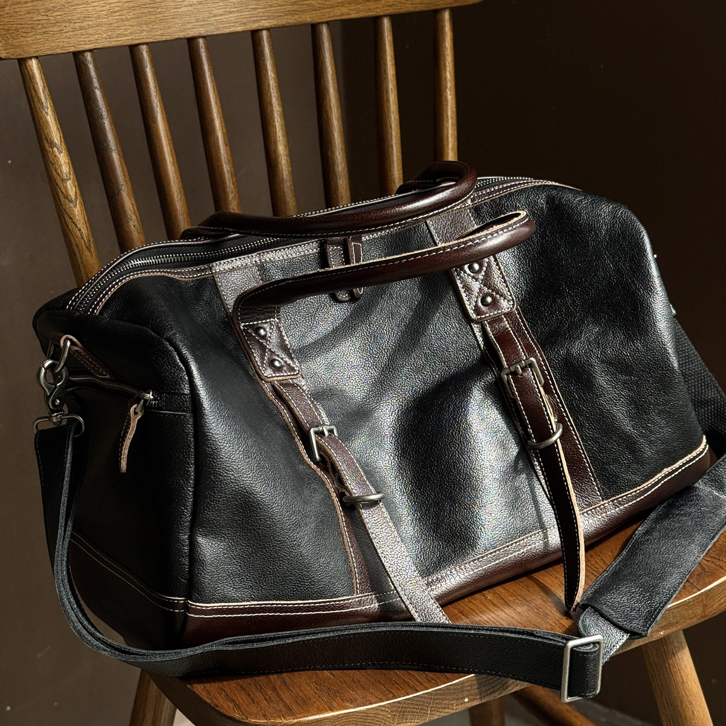 DEEPKEE輕便休閒旅行手提斜背包498號