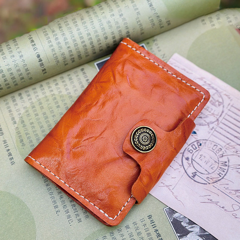 DEEPKEE卡包錢包一體真皮鑰匙扣M1036號