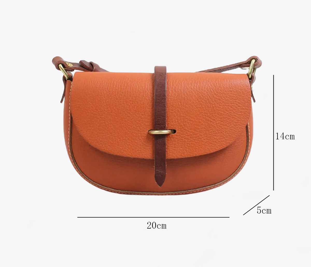 時尚質感鎖扣單肩斜挎女包6727號