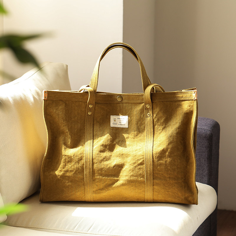 DEEPKEE 原創小眾 高級感 帆布托特包 大容量 8073 號