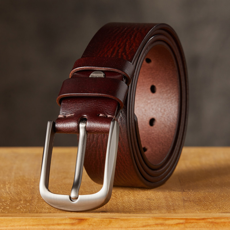 DEEPKEE 手作り針扣簡約褲帶 7725 號