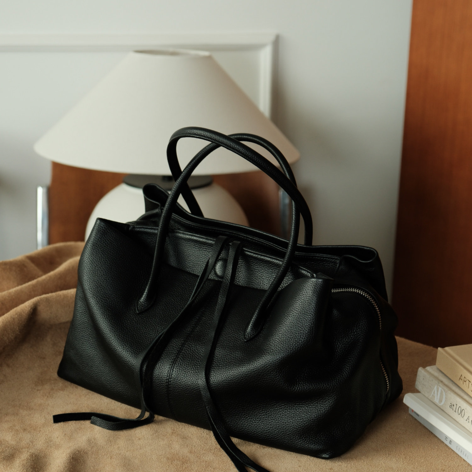 DEEPKEE 簡約風磨砂皮托特包 25729 號