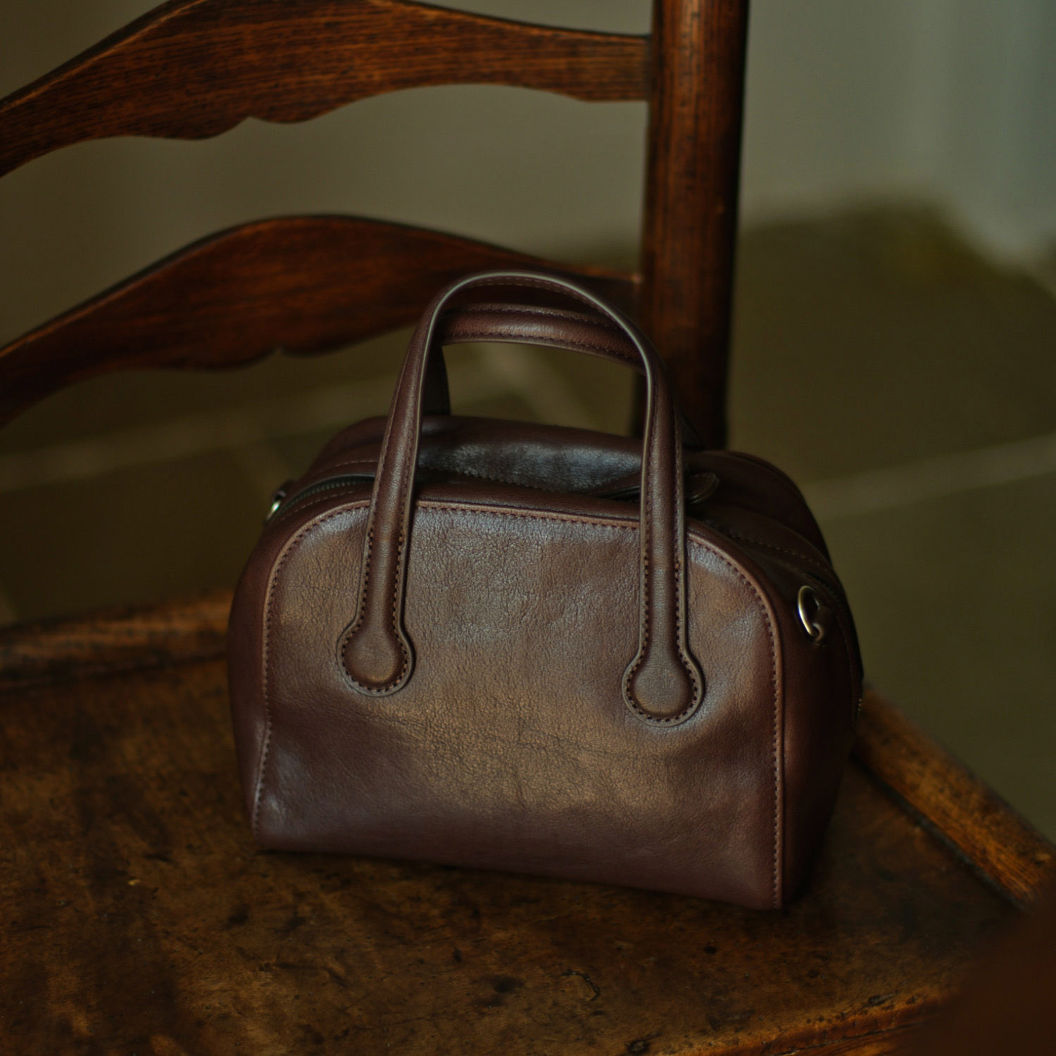 DEEPKEE 眞皮メラルド手提包 W3808 號