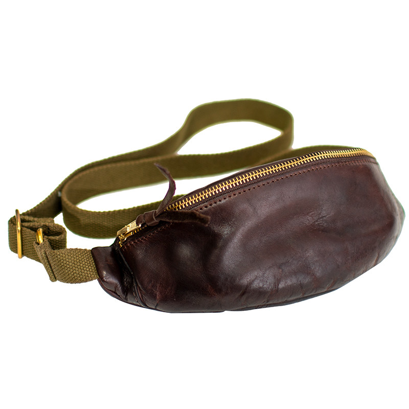 DEEPKEE復古牛皮胸包mini小包LB6764號