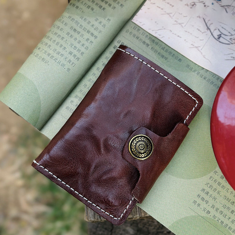 DEEPKEE卡包錢包一體真皮鑰匙扣M1036號