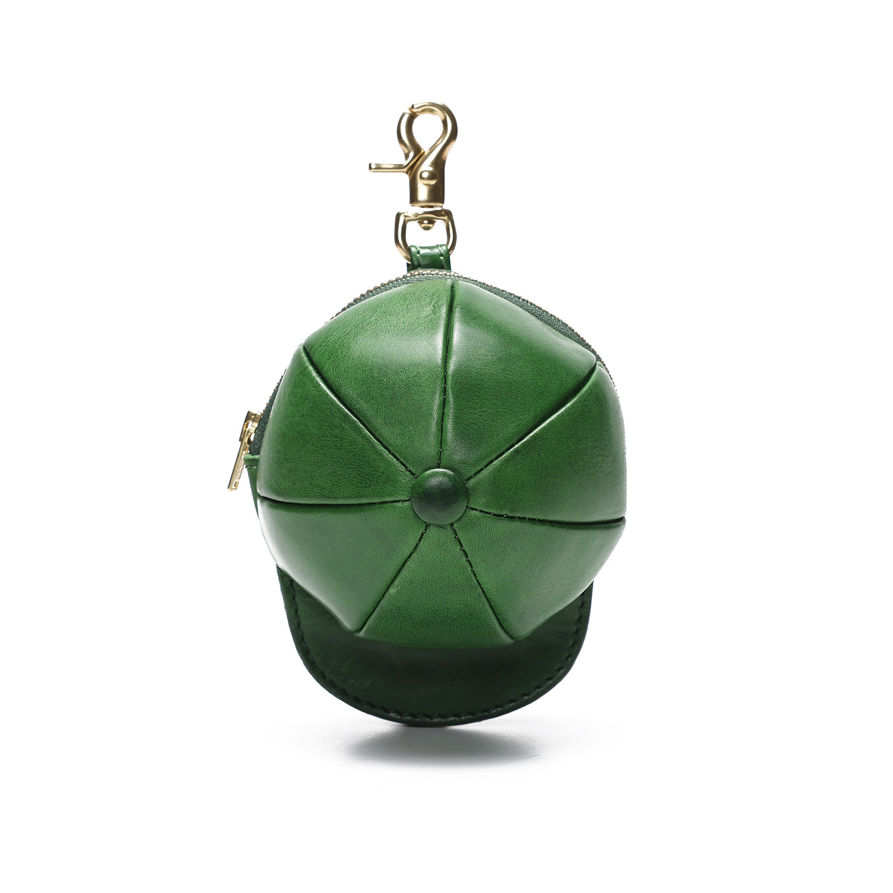 原創手工真皮鴨舌帽鑰匙包KW-8111號