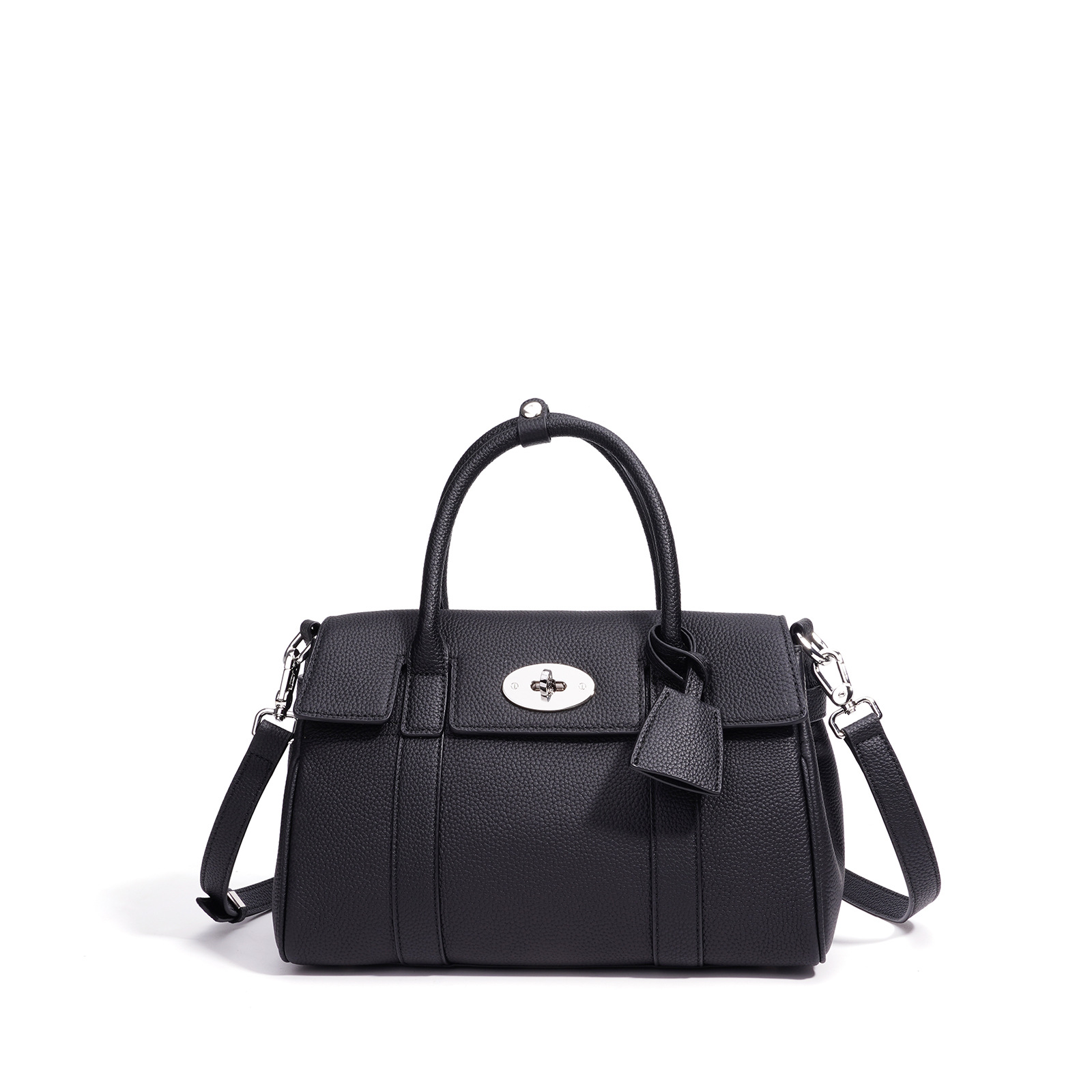 DEEPKEE 韓系サドルバッグ 真皮復古斜挎手提包 W3233