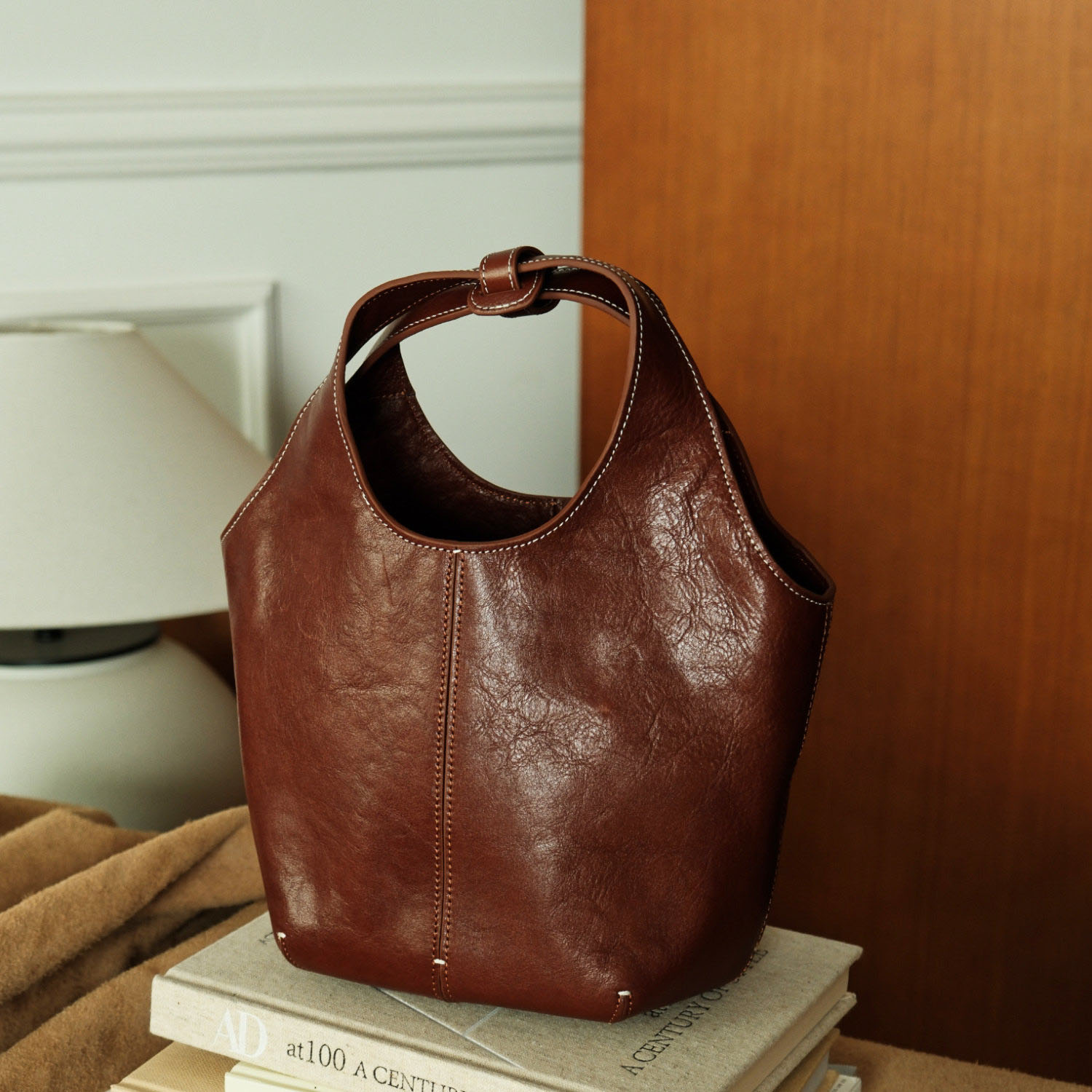 DEEPKEE 手作り眞皮水桶包 RR11 號