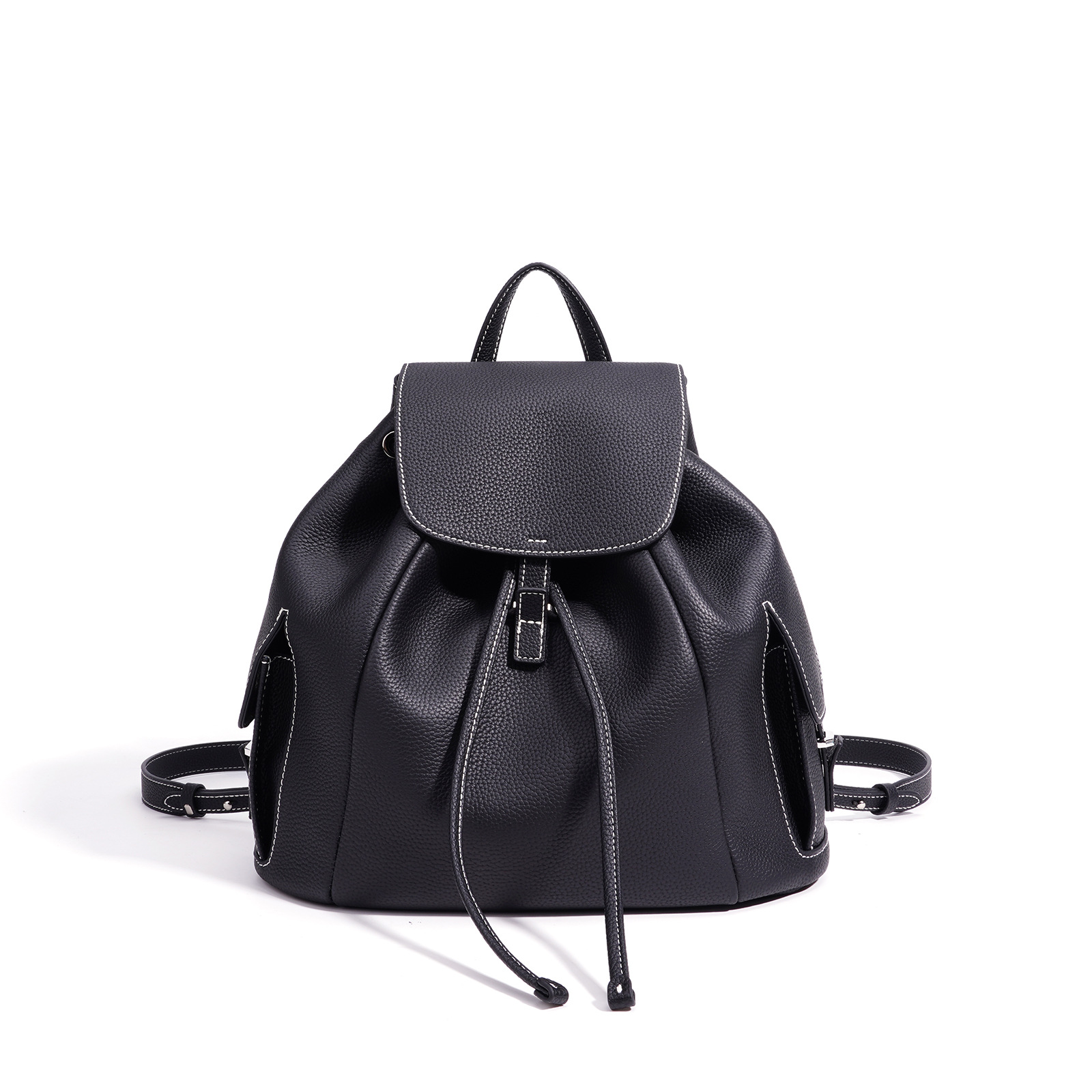 DEEPKEE フリップリュック 早春真皮小眾女包 XA2108號