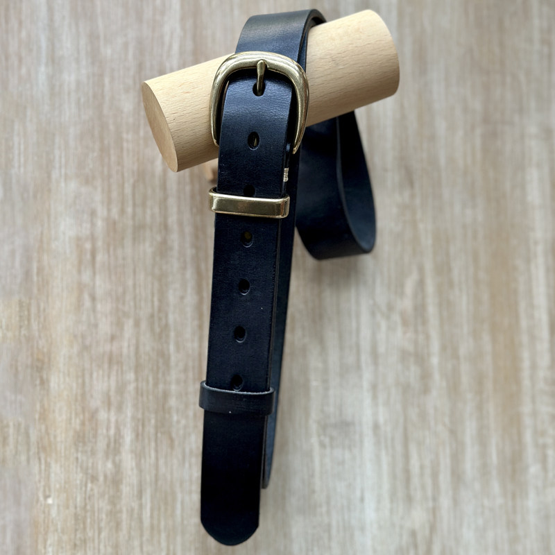 DEEPKEE 手作り百搭銅扣真皮腰帶 9342 號