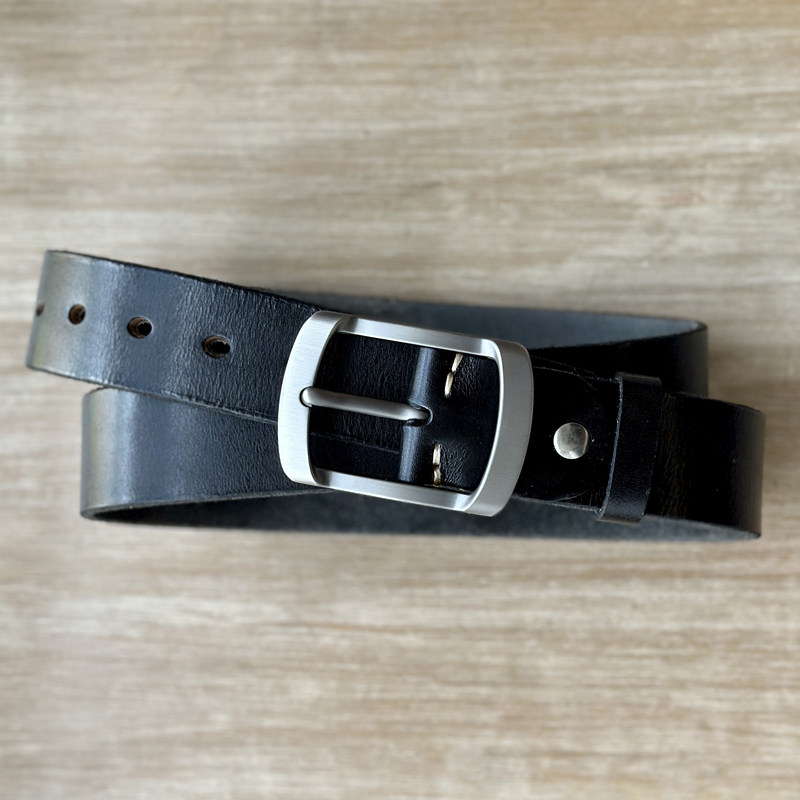 DEEPKEE 手作り頭層牛皮腰帶 7726 號