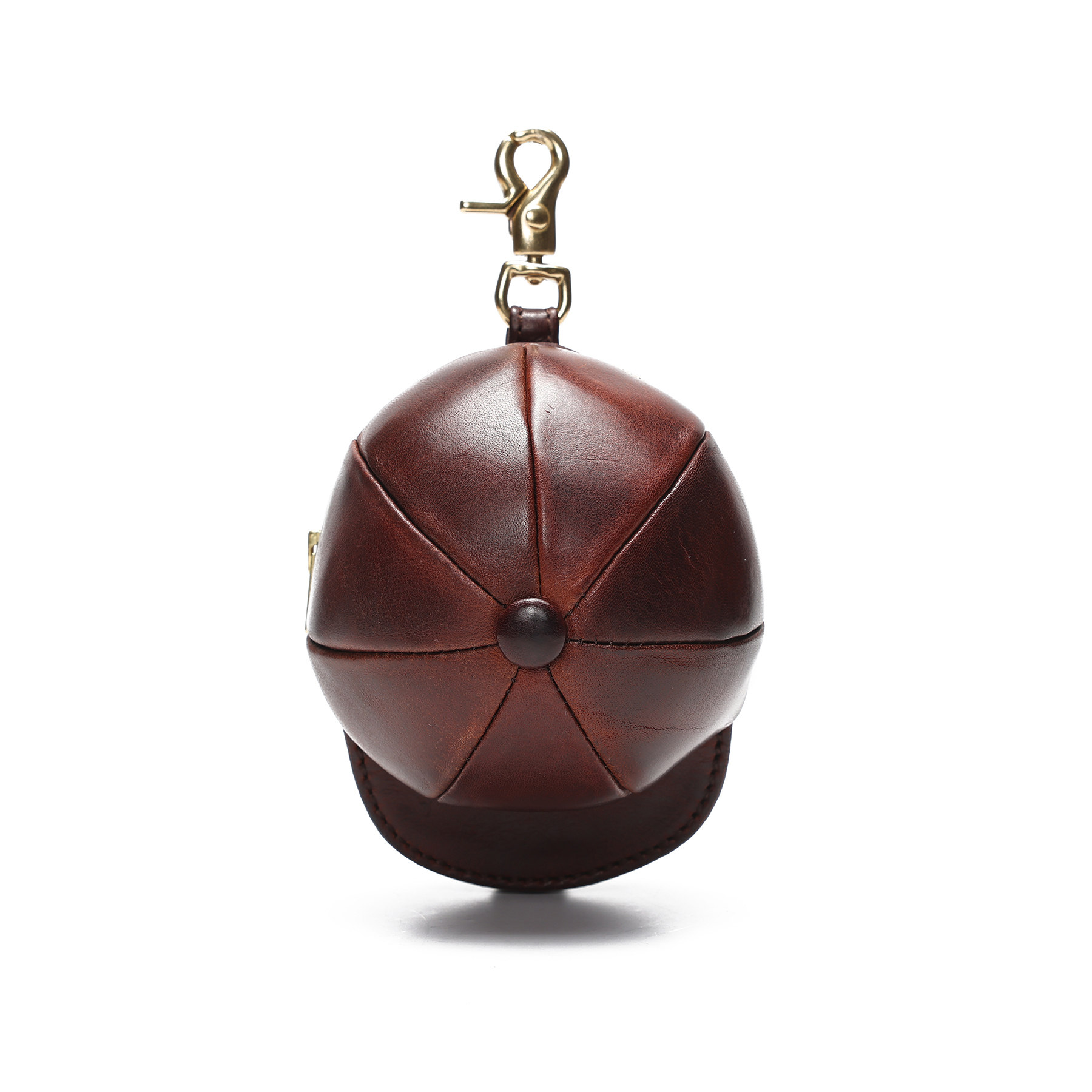 原創手工真皮鴨舌帽鑰匙包KW-8111號