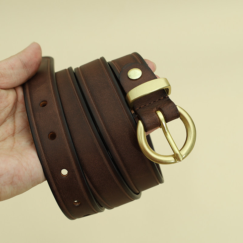 DEEPKEE 手作り簡約真皮腰帶 827 號