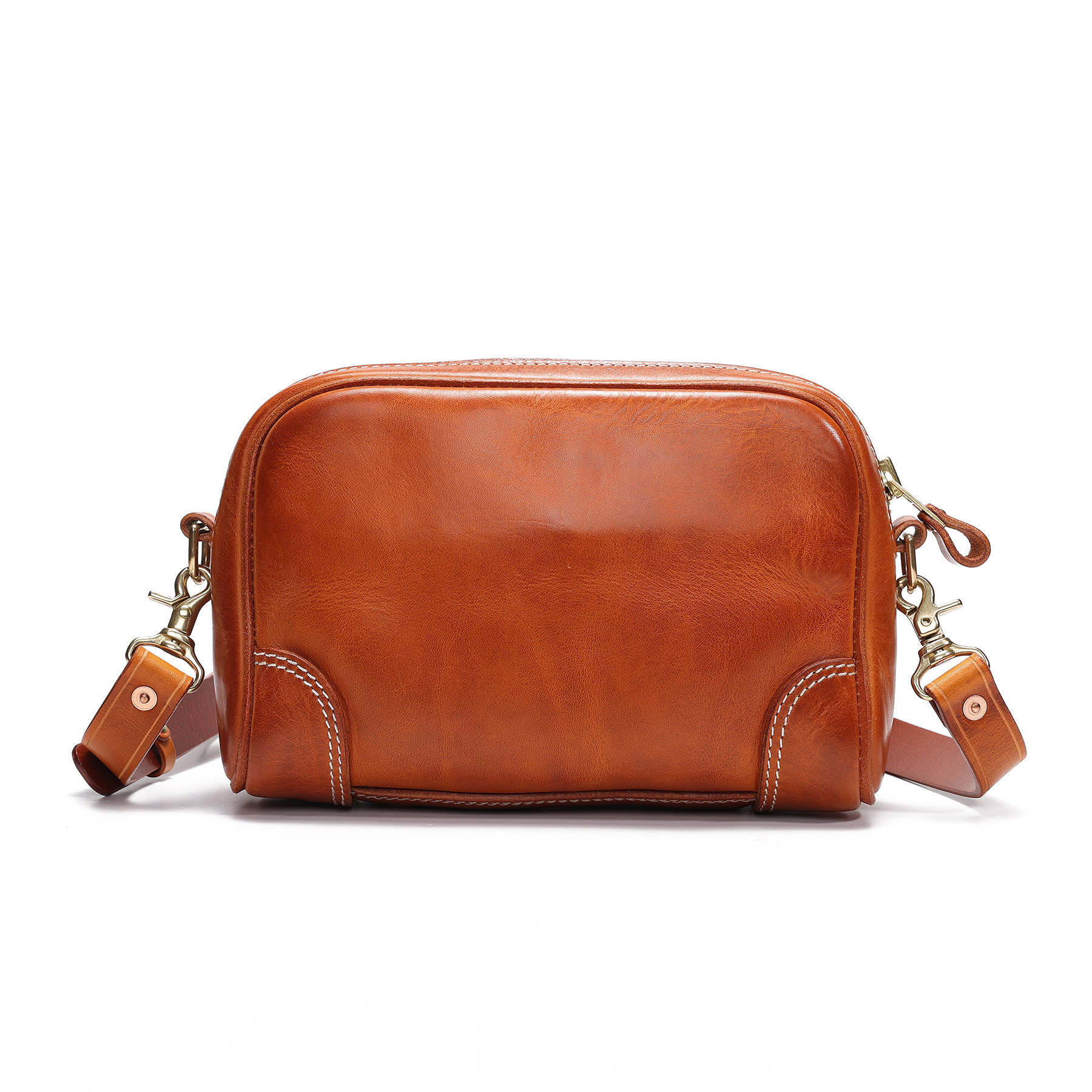 DEEPKEE水洗头層牛皮斜背包手拿包KB-1919號