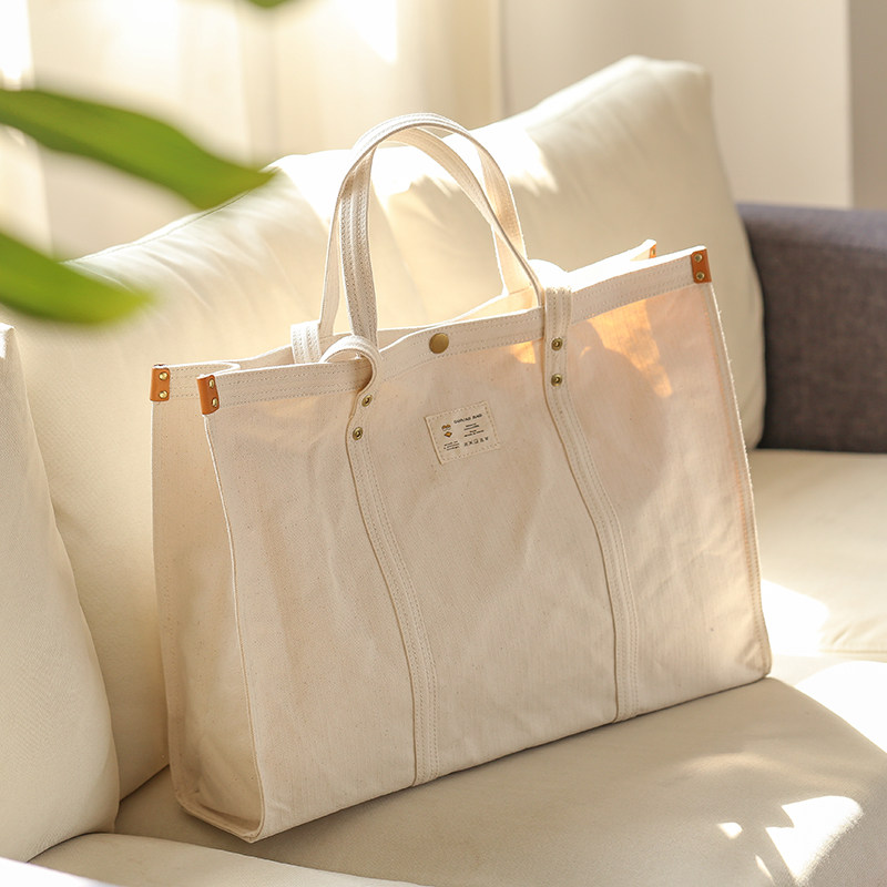 DEEPKEE 原創小眾 高級感 帆布托特包 大容量 8073 號