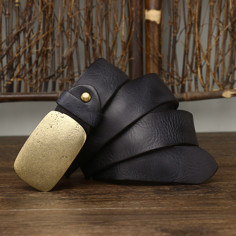 DEEPKEE 手作り板扣復古百搭腰帶 180 號