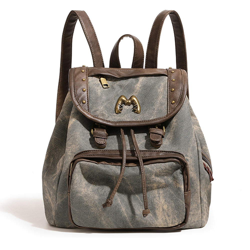 DEEPKEE戶外背包高級感千禧機車書包1107號