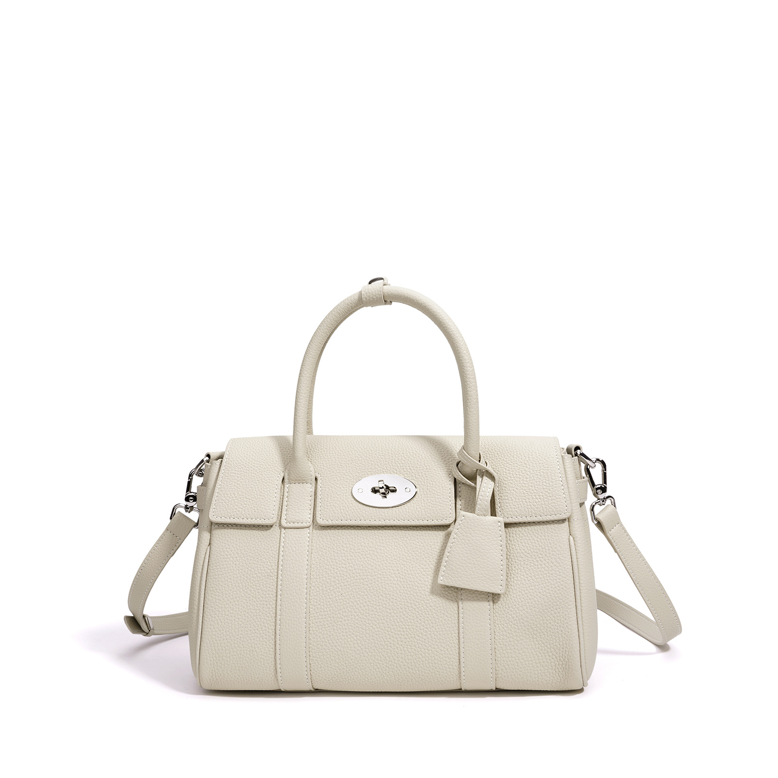 DEEPKEE 韓系サドルバッグ 真皮復古斜挎手提包 W3233