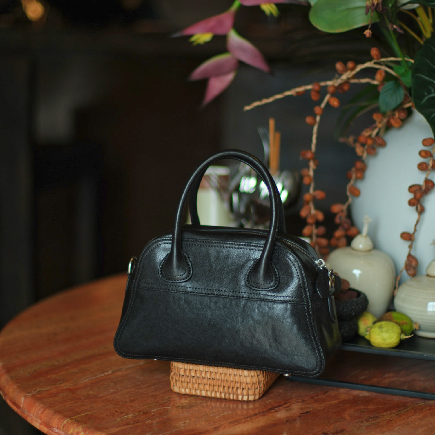 文藝懷舊風隨身女包T0513