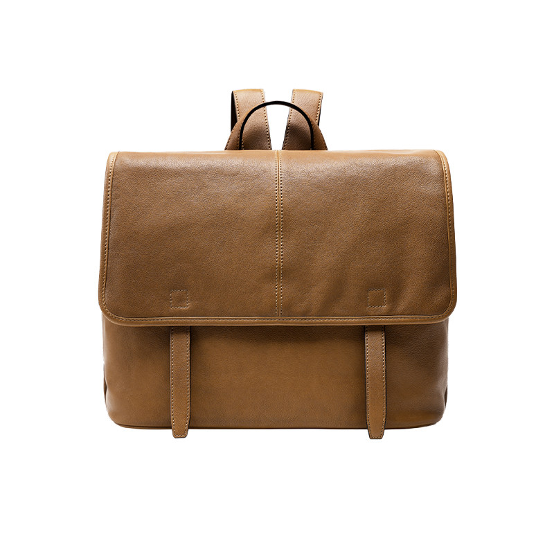 DEEPKEE 植鞣羊皮センジャ雙肩包 qiujia282 號