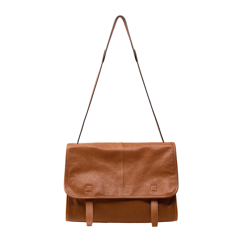 DEEPKEE 植鞣羊皮メッセ大容量通勤郵差包女 9612 號