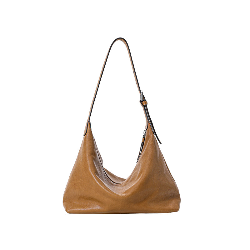 DEEPKEE 植鞣牛皮腋下 hobo 餃子包 08628 號