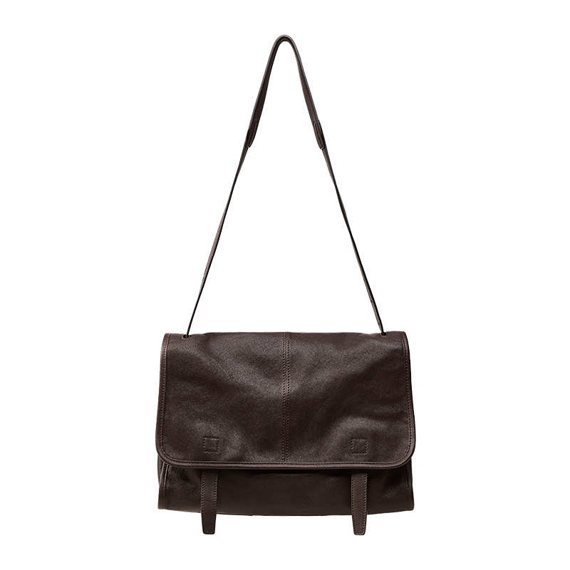 DEEPKEE 植鞣羊皮メッセ大容量通勤郵差包女 9612 號