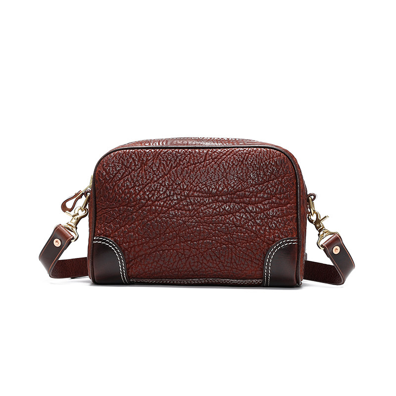 DEEPKEE水洗头層牛皮斜背包手拿包KB-1919號