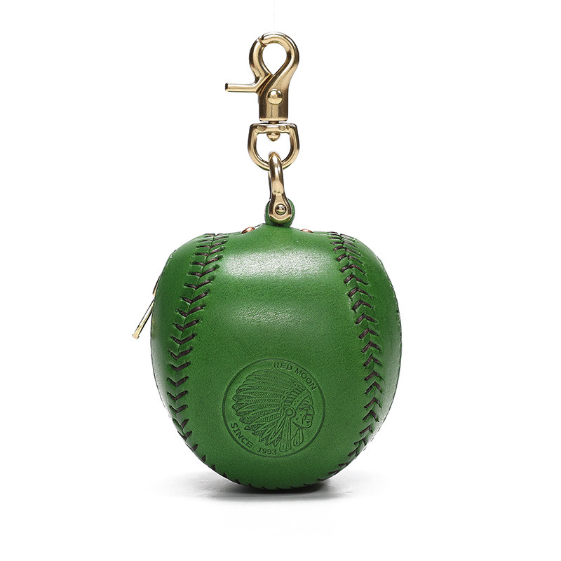 純手工縫線復古棒球皮鑰匙包KW-8102號