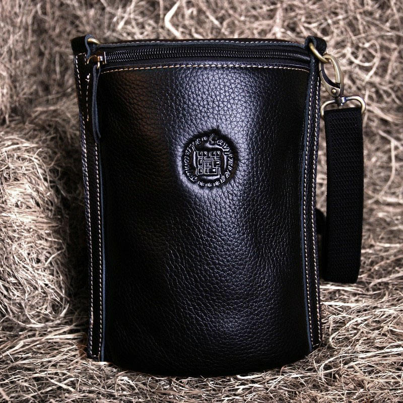 DEEPKEE 頭層牛皮時尚斜挎包 迷你小方包 Cangpike1 號