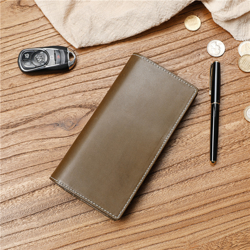DEEPKEE HANDMADE Vintage Leather Men's Harley long Wallet Biker Wallet For Men #125_7