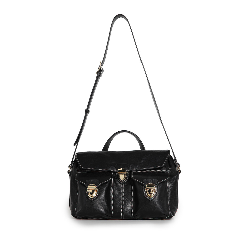 DEEPKEE復古工裝風郵差包19841A號