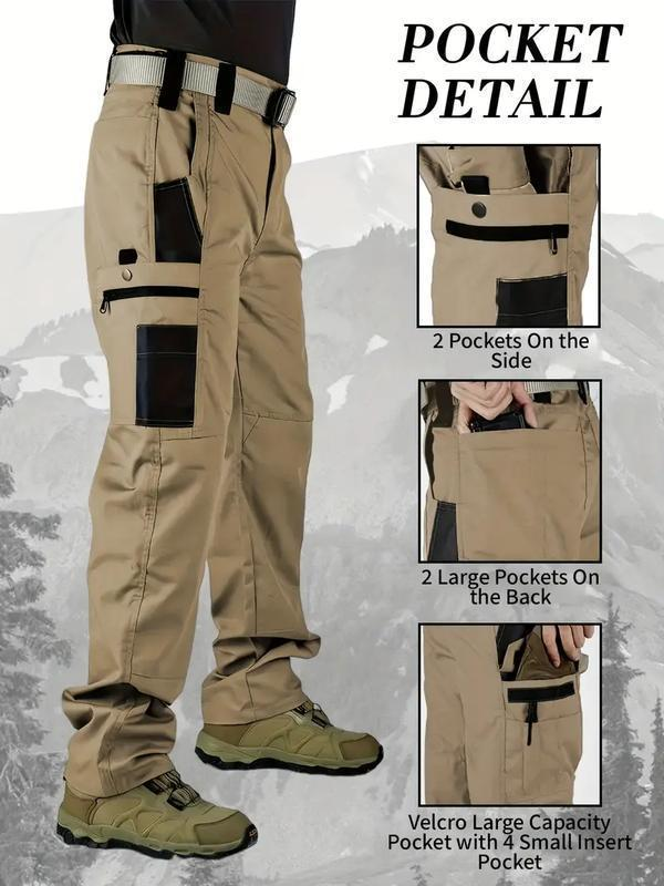 Men's Combat Training Multi-Pocket Water-Repellent Outdoor Multi-Pocket Trousers