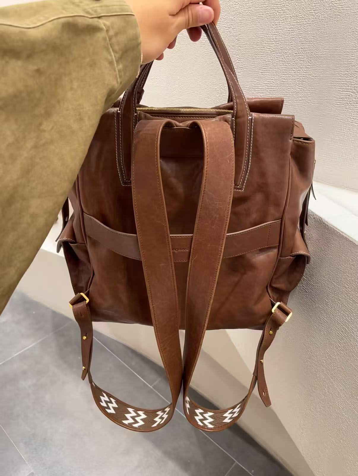 香港狄記皮具 狄記 原創真皮手工 ins郵差包 ins風格包包 頭層牛皮包包 皮革 原創手工真皮 皮件 DEEPKEE 復古真皮手工包