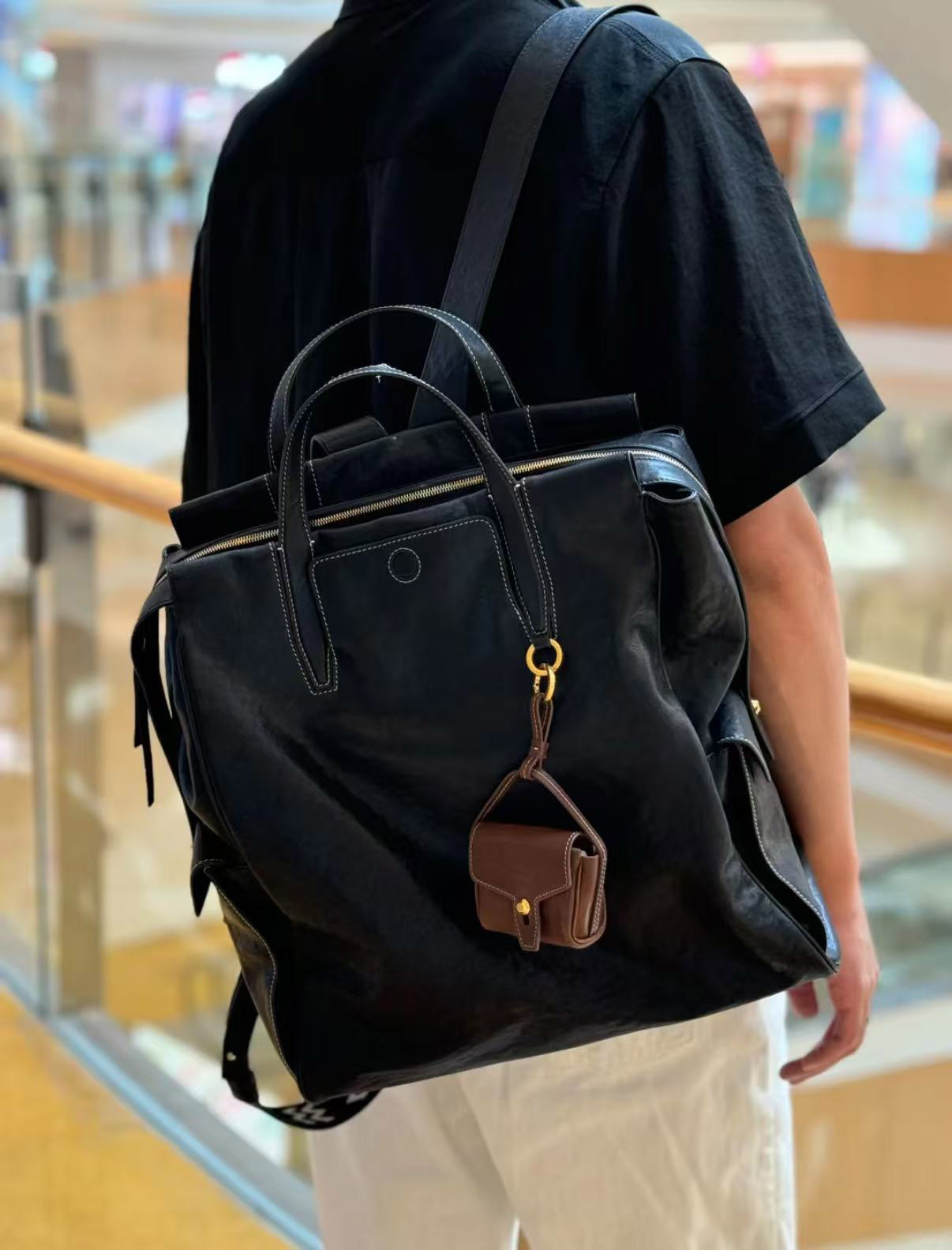 香港狄記皮具 狄記 原創真皮手工 ins郵差包 ins風格包包 頭層牛皮包包 皮革 原創手工真皮 皮件 DEEPKEE 復古真皮手工包