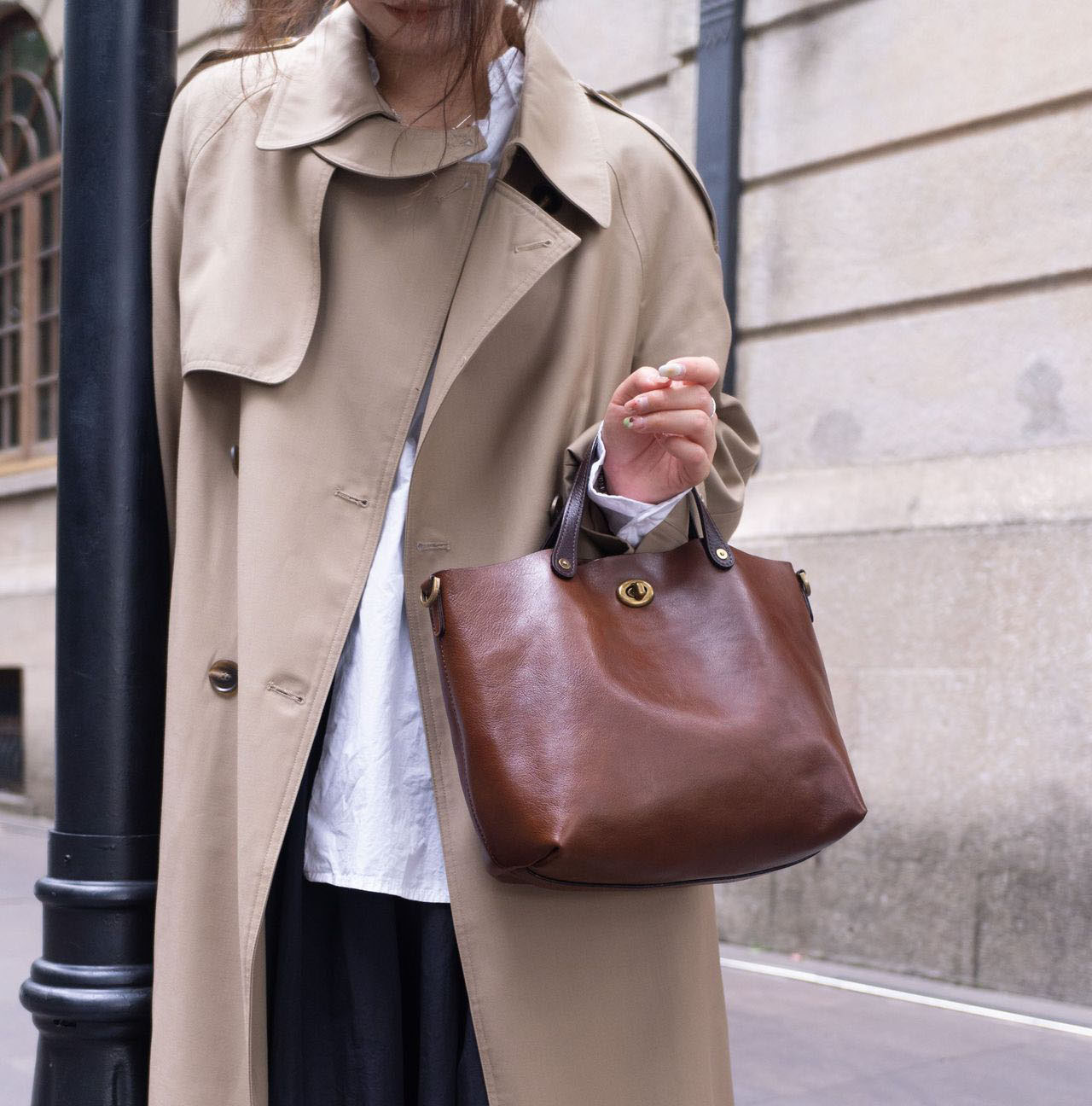 香港狄記皮具 狄記 原創真皮手工 ins郵差包 ins風格包包 頭層牛皮包包 皮革 原創手工真皮 皮件 DEEPKEE 復古真皮手工包