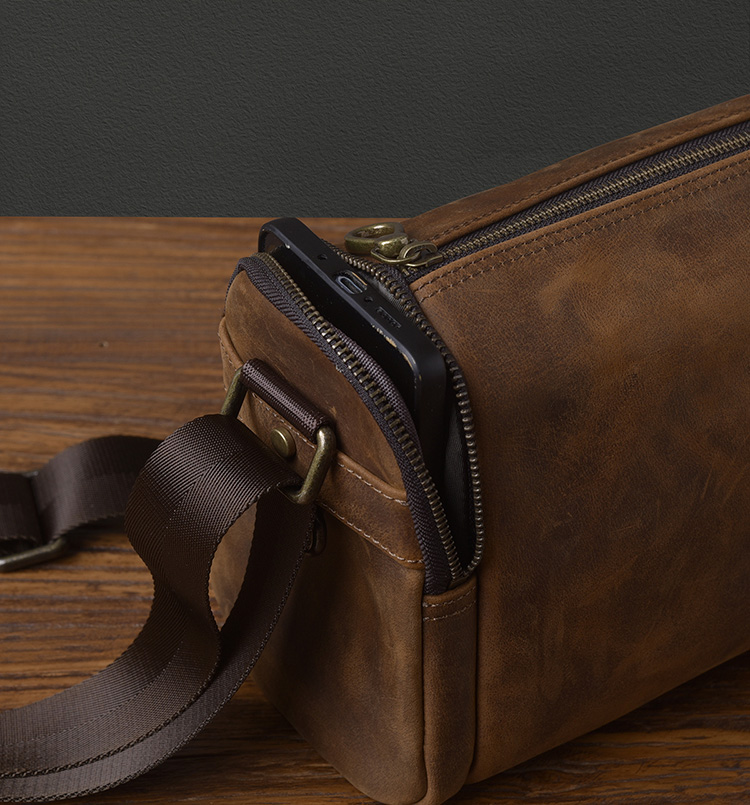 香港狄記皮具 狄記 原創真皮手工 ins郵差包 ins風格包包 頭層牛皮包包 皮革 原創手工真皮 皮件 DEEPKEE 復古真皮手工包