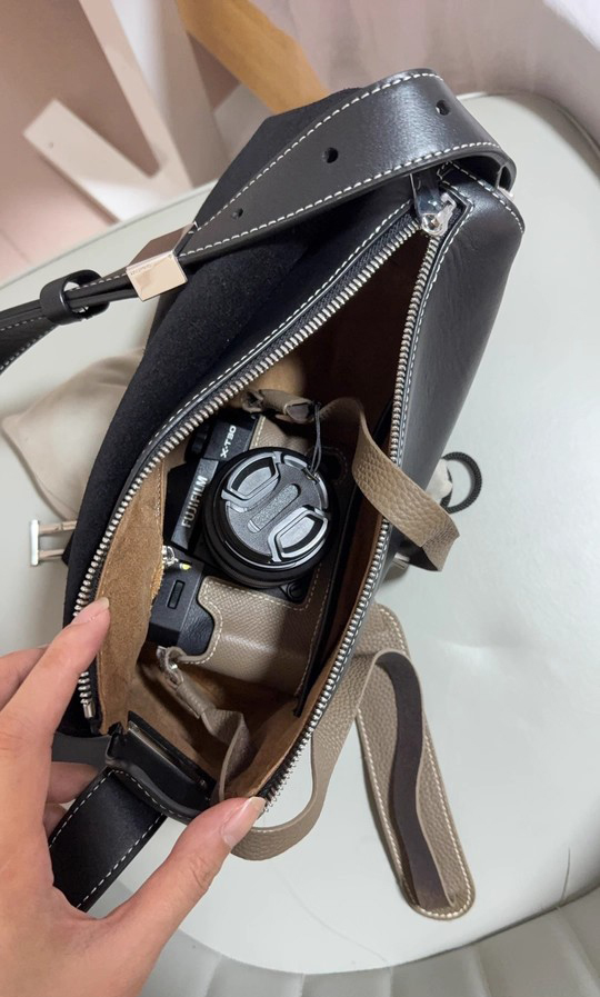 DEEPKEE original nubuck handmade full-grain genuine leather cowhide bag softie軟盒真皮包 0601號