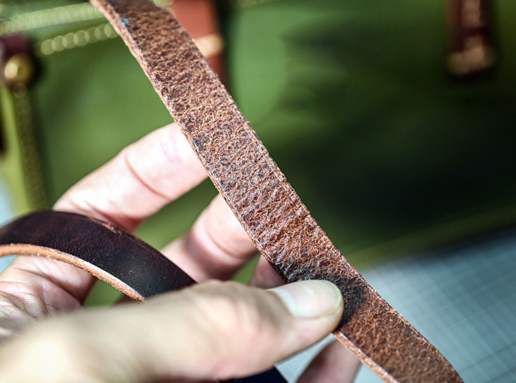 DEEPKEE original nubuck handmade full-grain genuine leather cowhide bag 復古包款 小眾軟皮手工包 真皮小方包 0727 號