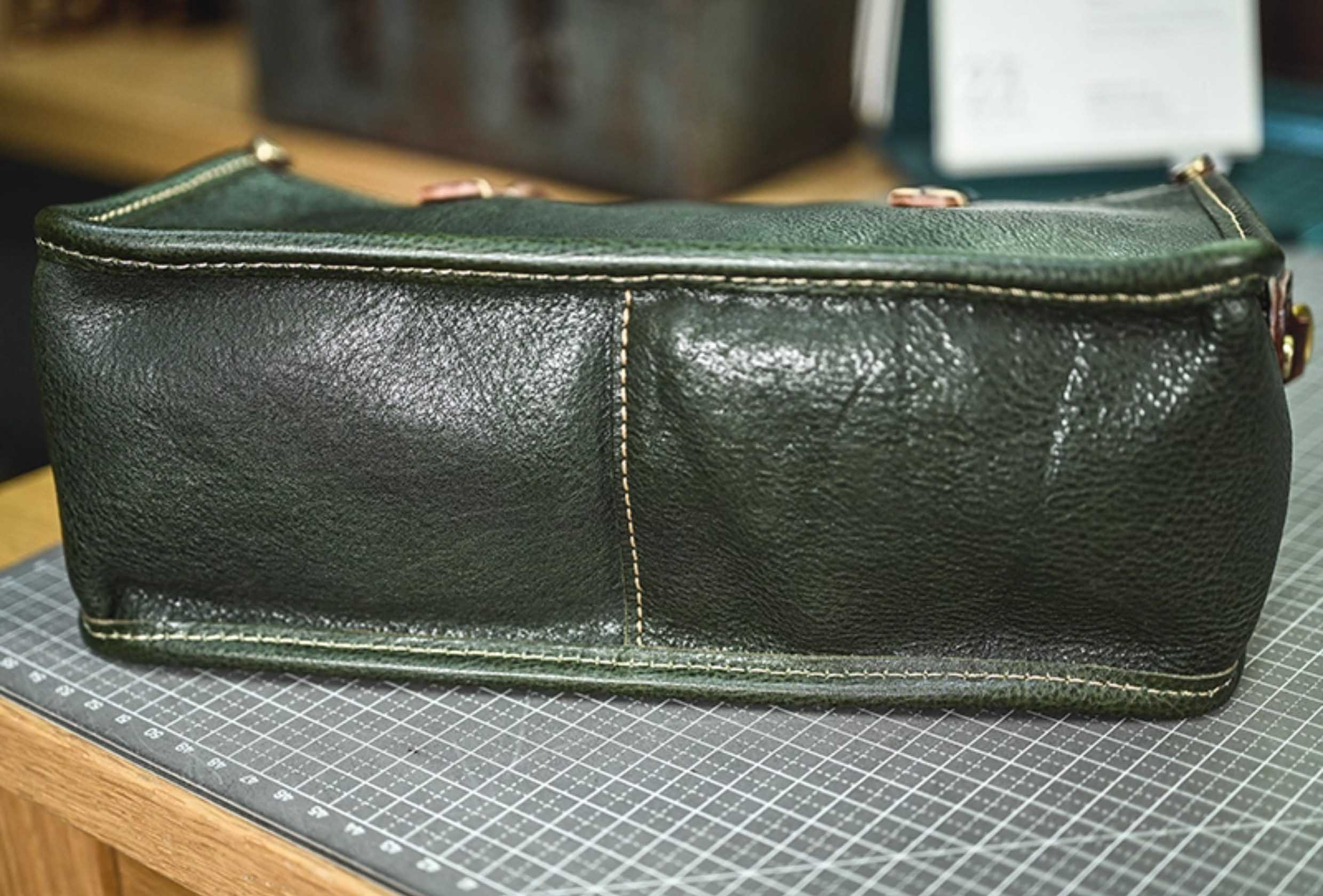 DEEPKEE original nubuck handmade full-grain genuine leather cowhide bag 復古包款 小眾軟皮手工包 真皮小方包 0727 號