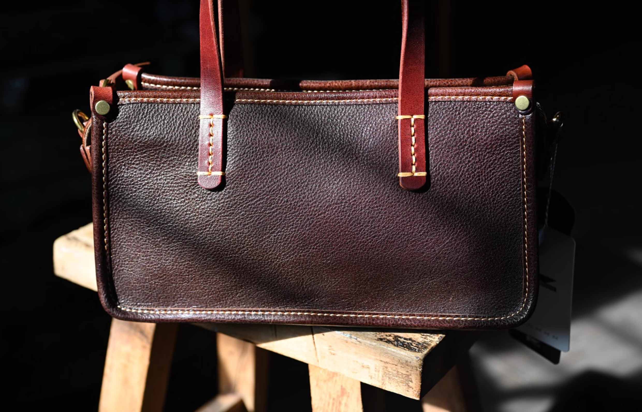 DEEPKEE original nubuck handmade full-grain genuine leather cowhide bag 復古包款 小眾軟皮手工包 真皮小方包 0727 號