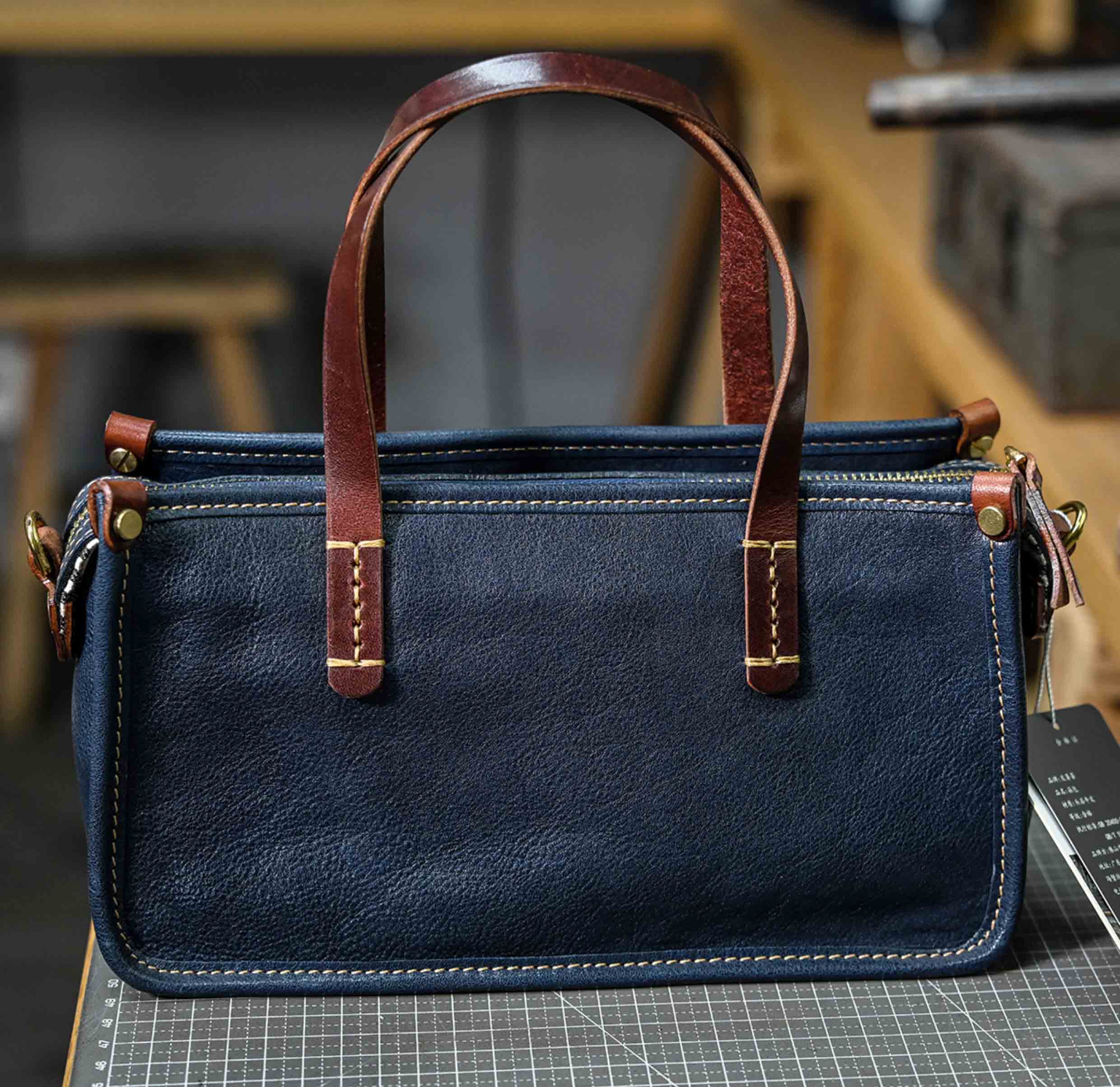 DEEPKEE original nubuck handmade full-grain genuine leather cowhide bag 復古包款 小眾軟皮手工包 真皮小方包 0727 號