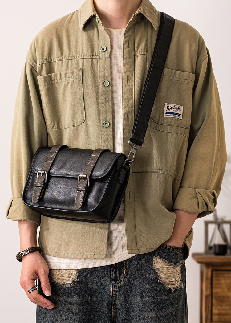 香港狄記皮具 狄記 原創真皮手工 ins郵差包 ins風格包包 頭層牛皮包包 皮革 原創手工真皮 皮件 DEEPKEE 復古真皮手工包