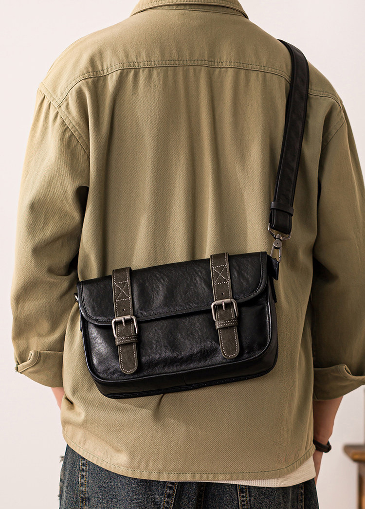 香港狄記皮具 狄記 原創真皮手工 ins郵差包 ins風格包包 頭層牛皮包包 皮革 原創手工真皮 皮件 DEEPKEE 復古真皮手工包