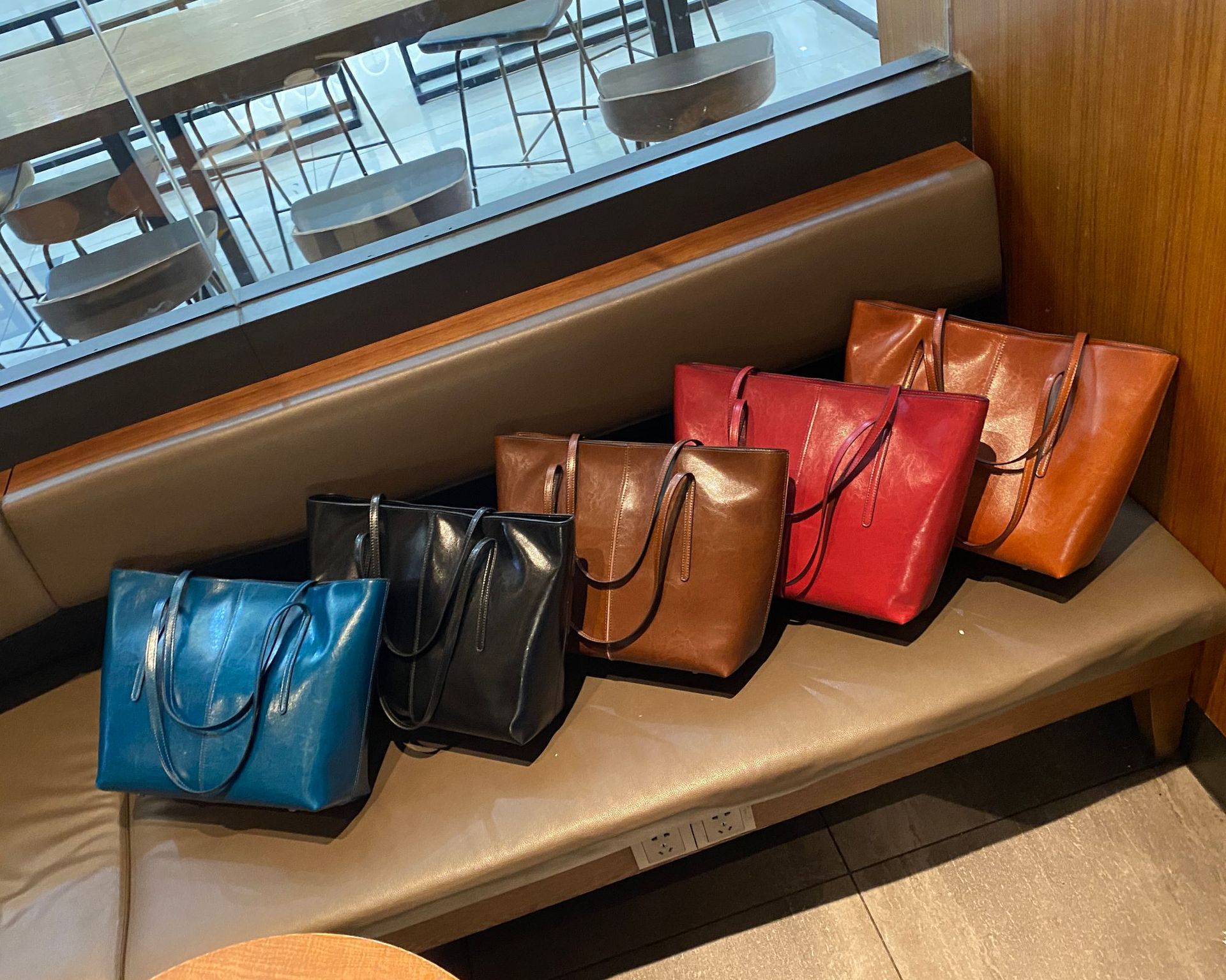 DEEPKEE original nubuck handmade full-grain genuine leather cowhide bag 油蠟皮時尚百搭腋下包 0811 號